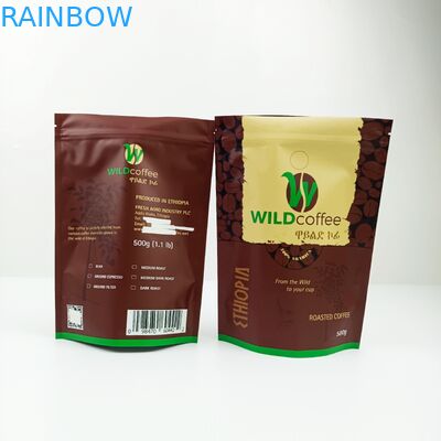 MOPP 200mic SGS CMYKのアルミ ホイルの袋のvmpetはコーヒーのフィルター袋を滴らせる