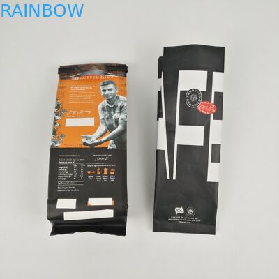 200mic CMYKの平底パッキング袋SGS 12CのPEの側面のガセットのジッパー袋