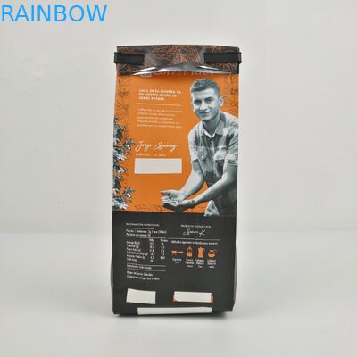 200mic CMYKの平底パッキング袋SGS 12CのPEの側面のガセットのジッパー袋