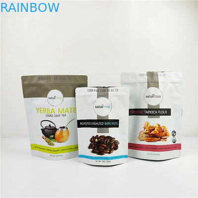 食品等級120micのアルミ ホイルのプラスチック袋SGS CMYKのグラビア印刷の印刷