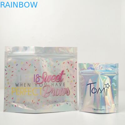 1.2c Mpet CMYKのジップ ロック式のプラスチック パッキングは宝石類の化粧品のためのVMPETのグラビア印刷を袋に入れる