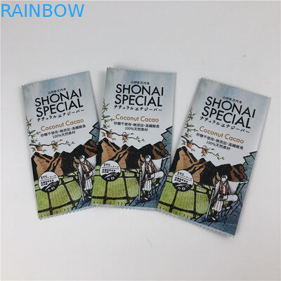 チョコレート/エネルギー バーの包装のための背部密封のカスタマイズされた袋の食品等級のプラスチック グラノーラ棒ラッパー