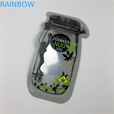 CBDの種CBDの花のGummies THCのジッパーが付いているインドの葉の半端ものパッキングの袋のためのメーソンジャーの袋