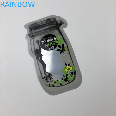 CBDの種CBDの花のGummies THCのジッパーが付いているインドの葉の半端ものパッキングの袋のためのメーソンジャーの袋