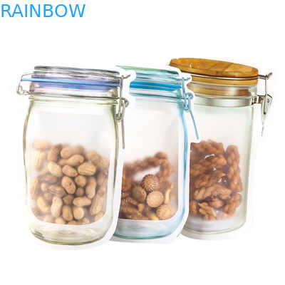 CBDの種CBDの花のGummies THCのジッパーが付いているインドの葉の半端ものパッキングの袋のためのメーソンジャーの袋