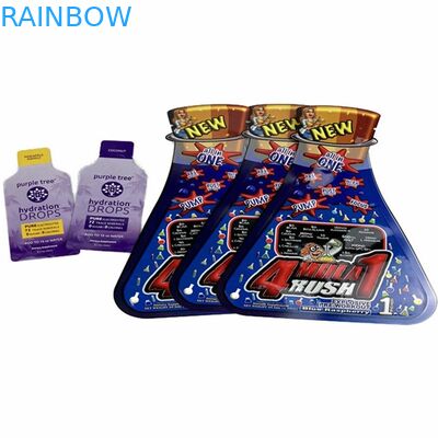 特別な形づけられた注文の印刷物のマイラーの柔らかいタッチのプラスチック パックのデルタ8の食用の袋の化粧品のクリーム色のシャンプーの磨き粉