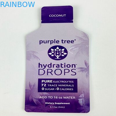 特別な形づけられた注文の印刷物のマイラーの柔らかいタッチのプラスチック パックのデルタ8の食用の袋の化粧品のクリーム色のシャンプーの磨き粉