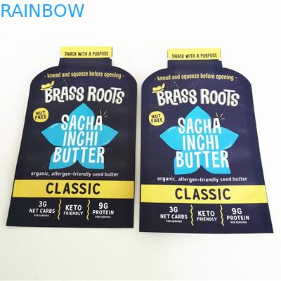 デジタル印刷物の雑草のための注文の形のココナッツ油の磨き粉のマイラーの食糧書類封筒の軽食キャンデーの袋は開花する