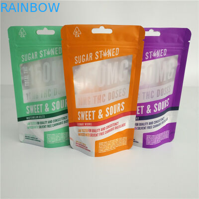 注文の印刷された大麻油のスライバ ホイル マイラーはVapeのペンのパックのGummiesキャンデーの袋CBDのカプセルの包装袋を取り除く