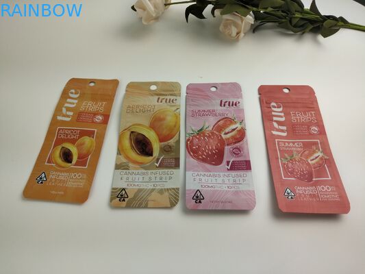 注文の印刷された種の雑草はシガーの覆いを煙らす包装のこはく色の葉タバコPouch/Bluntが包装の袋を包む