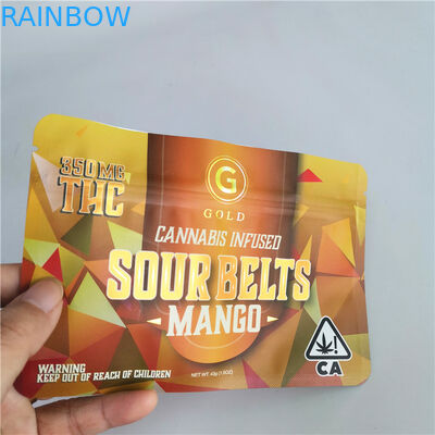 4X6 InchesマイラーZiplock Bags Foil Lined THC CBDスイスのWeeds