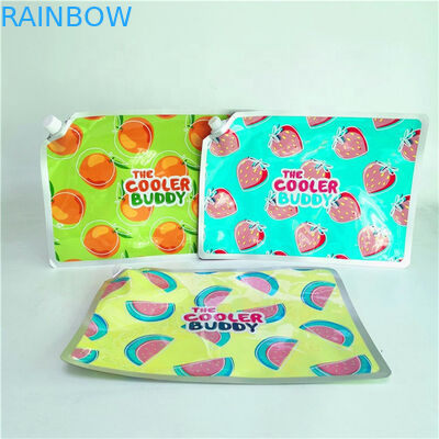 Packetsを包むジュースの液体Food Pouchのために卸し売り証拠の口の袋のマイラー プラスチック液体の袋