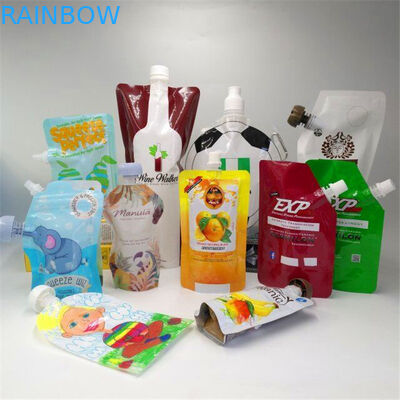 プラスチック液体の証拠の口の袋マイラーはPacketsを包むジュースのベビーフードのミルクの茶Food Pouchのための卸し売りを袋に入れる