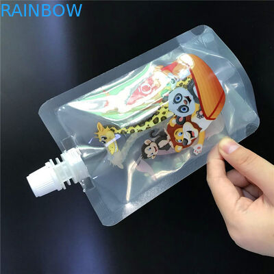 プラスチック液体の証拠の口の袋マイラーはPacketsを包むジュースのベビーフードのミルクの茶Food Pouchのための卸し売りを袋に入れる