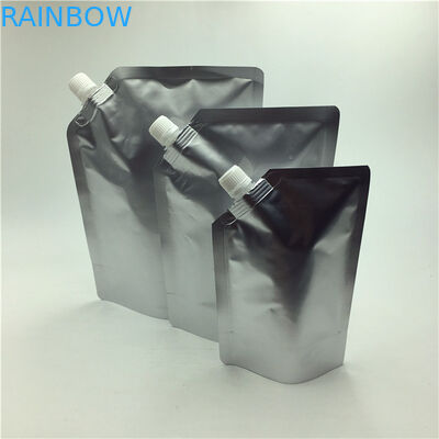 個人的1liter液体を立てる袋の無光沢の印刷物のラベルの種油の口の袋をカスタマイズしなさい