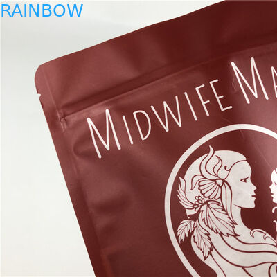 茶の上のアルミニウム食品包装袋の無光沢の効果のプラスチック薄板にされた立場は破片のための野菜の袋の袋を混合した