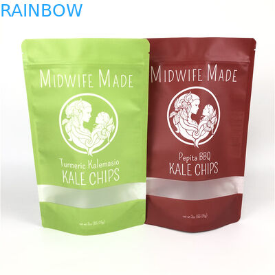 パックのプラスチック有機性注文の包みの袋のMatchaのジップ ロック式の草の乾燥したフルーツの混合された野菜は包装のポリ袋を欠く