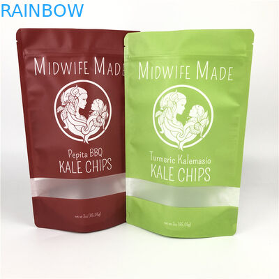 パックのプラスチック有機性注文の包みの袋のMatchaのジップ ロック式の草の乾燥したフルーツの混合された野菜は包装のポリ袋を欠く