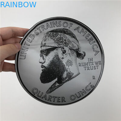 柔らかいTouch Plastic 3.5g PacksマイラーBags Die Cut Irregular Pouches With Ziplock Round Shape 7g Cookies Pouches