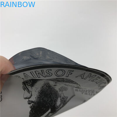 柔らかいTouch Plastic 3.5g PacksマイラーBags Die Cut Irregular Pouches With Ziplock Round Shape 7g Cookies Pouches