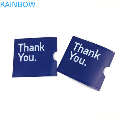 注文の挿入物カード マイラーの包装袋をヒート シールする卸し売り印刷の注文の形のプラスチック マットOpp