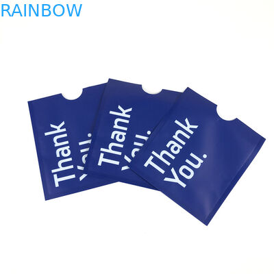 注文の挿入物カード マイラーの包装袋をヒート シールする卸し売り印刷の注文の形のプラスチック マットOpp