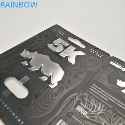 紫外線Printing 200mic 3D Panther Card Male Enhancer Pills With紫外線Display