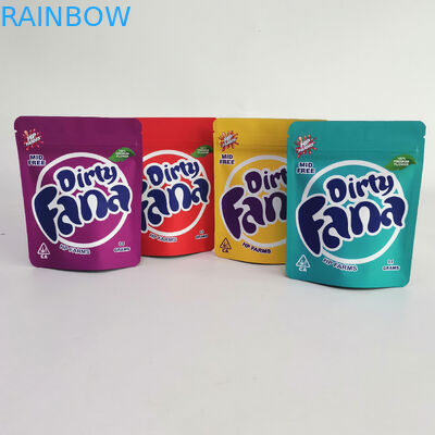 Edibles MatteマイラーAluminium Bag Smell Proof Runtz 7g 35g CMYK Gravure