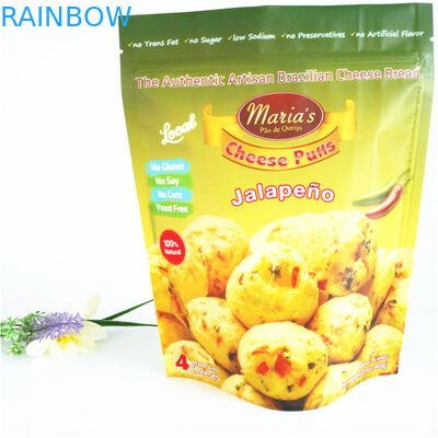 110mic ResealableジッパーはCMYKのプラスチック ポップコーンを立てる1.2C MPETを袋に入れる