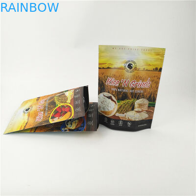 CMYK色のマイラーのResealable Ziplockはジッパーの袋の上に200micを立つ袋に入れる