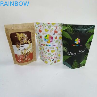 袋の防止プラスチック マイラーのジッパー袋の湿気の上の薄板にされたVMPETのアルミ ホイルの立場