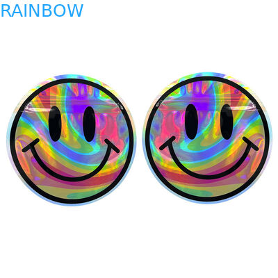 円形の円3.5gのアルミ ホイル マイラーは不規則な形の臭いの証拠を袋に入れる