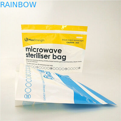 光沢のある立場の袋の月例コップの殺菌のベビーフードの包装袋