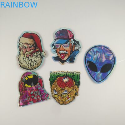 型抜きされた注文のジッパーを包むGummiesのゼリーのインド大麻のプラスチック袋は3.5gを袋に入れる