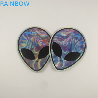 Gummiesの愉快なインド大麻のジッパーの袋は型抜きされた形7gを袋に入れる