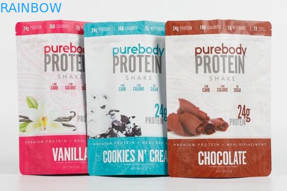 食糧のための袋の上のZiplockの立場を包むカスタマイズされた食用のマイラーのプラスチック袋