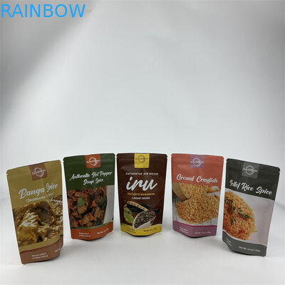 Doypackのタバコのロゴの包装の袋の熱いシールのジッパーの包みを立てなさい