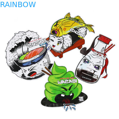 円形の円の不規則なResealable型抜きされたマイラー袋の習慣は3.5の7グラムを形づける