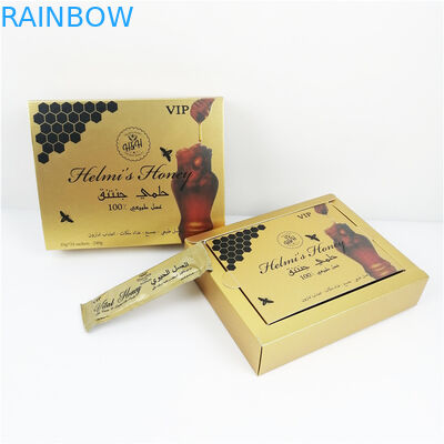 習慣は空20gプラスチック包装袋の蜂蜜の食品等級の食用の袋を印刷した