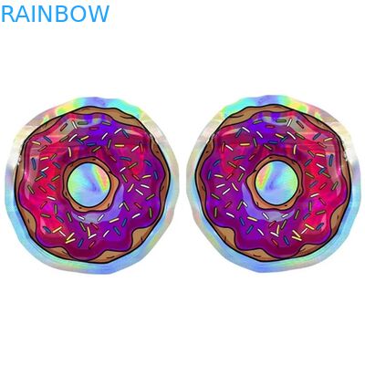 臭いの証拠のマイラーEdiblesのポリ袋の花の種のレーザー光線写真丸型袋3.5G