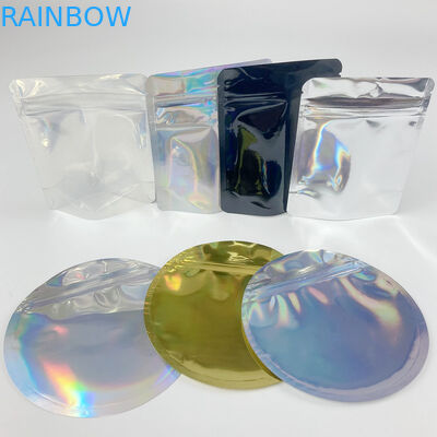 4 x 6マイラーの注文の形はChildproofジッパーが付いている袋を立てる