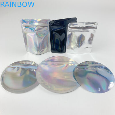 4 x 6マイラーの注文の形はChildproofジッパーが付いている袋を立てる