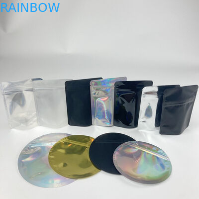 子供の抵抗力がある円のレーザー光線写真袋袋のアルミ ホイルの花の種のマイラーの出口袋