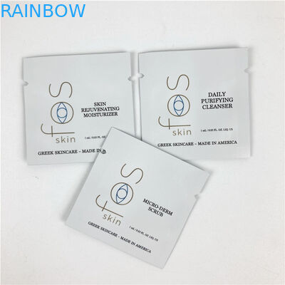 ジッパー空ホイルのコーヒー茶丸薬磨き粉によって包む小型クラフト紙の化粧品の袋