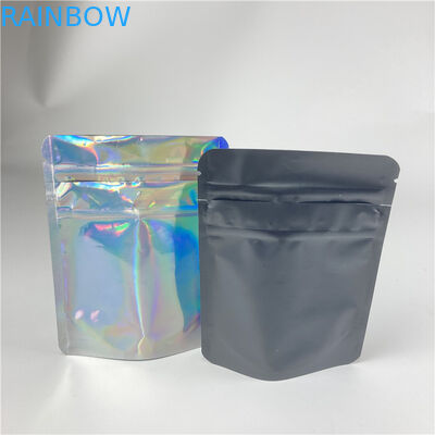 Childproofジッパー袋の上の立場を包むホログラムのプラスチック袋