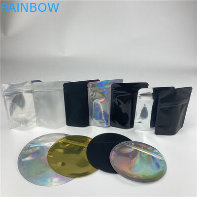 ジッパーの袋Runtz Ediblesの上のプラスチック円形の立場はマイラー定形袋3.5gを型抜きした