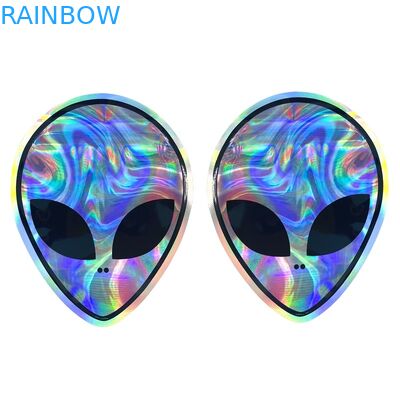 注文の不規則な形のマイラーのプラスチック ジッパー袋の臭いは3.5g 7gを検査する