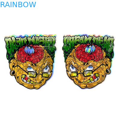 不規則なResealableジッパー ロック マイラーはキャンデーのプラスチック袋を袋に入れる