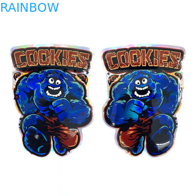 不規則なResealableジッパー ロック マイラーはキャンデーのプラスチック袋を袋に入れる