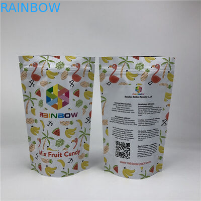 カスタマイズされたCBDはDoypackの無光沢のアルミ ホイルのBaggiesの食糧パッケージの上の立場を袋に入れる